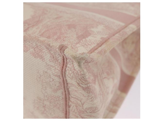 Christian Dior Book Tote Bag Canvas Pink - vista 16