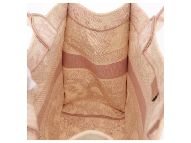Christian Dior Book Tote Bag Canvas Pink - vista 21
