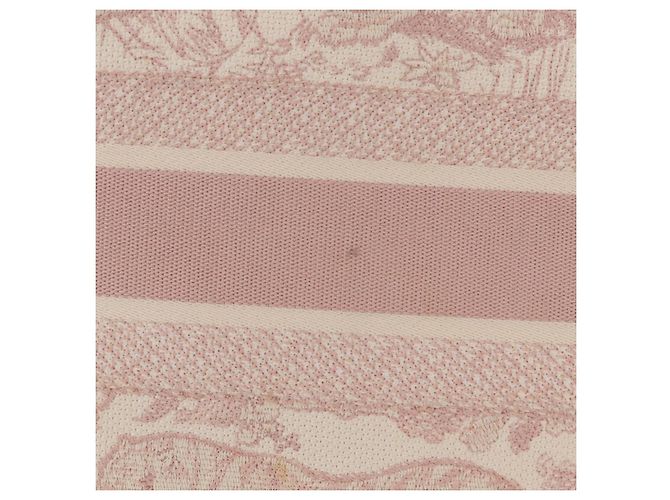 Christian Dior Book Tote Bag Canvas Pink - vista 4