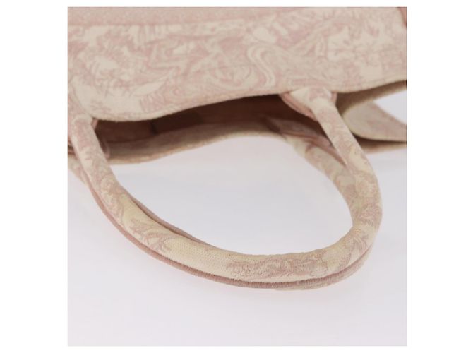 Christian Dior Book Tote Bag Canvas Pink - vista 9