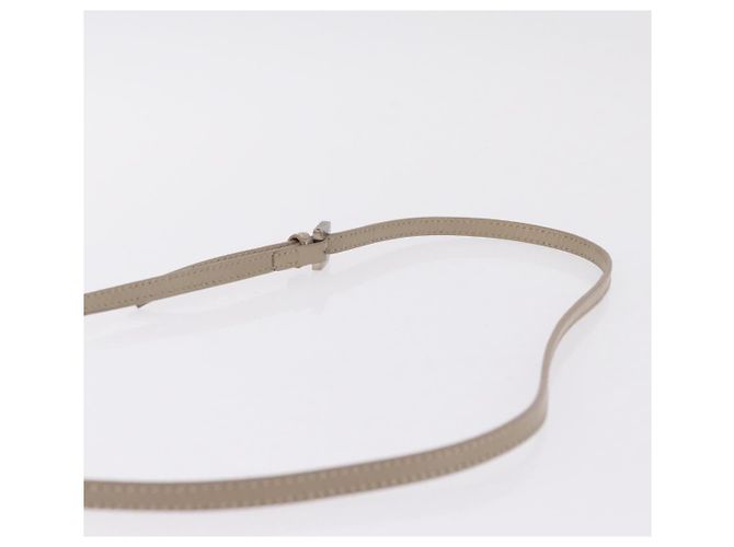 FENDI Zucchino Canvas Shoulder Bag Beige Silver 8BT075 - vista 9