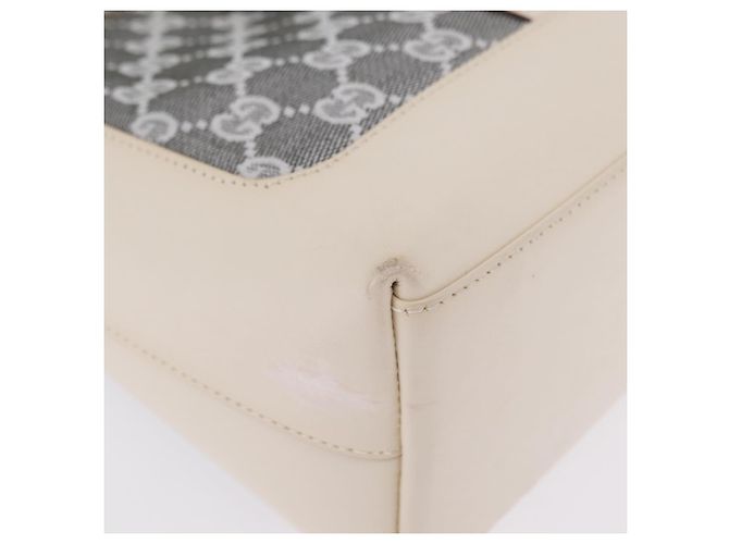 GUCCI GG Canvas Jackie Shoulder Bag Gray Silver 001 3876 - view 11