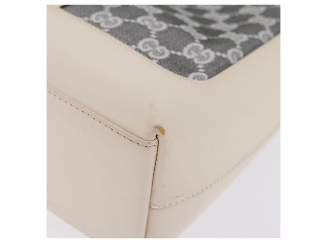 GUCCI GG Canvas Jackie Shoulder Bag Gray Silver 001 3876 - view 12