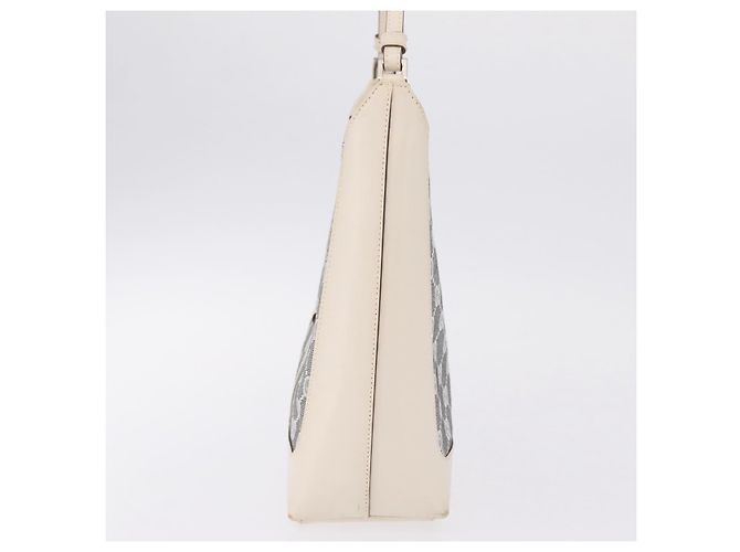 GUCCI GG Canvas Jackie Shoulder Bag Gray Silver 001 3876 - view 4
