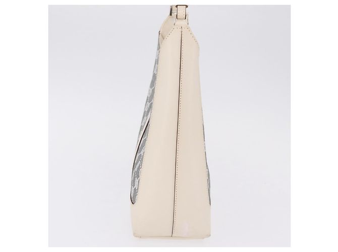 GUCCI GG Canvas Jackie Shoulder Bag Gray Silver 001 3876 - view 5