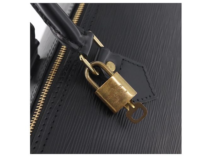 LOUIS VUITTON Epi Speedy 30 Hand Bag Noir black M43002 LV - vista 17
