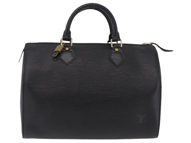 LOUIS VUITTON Epi Speedy 30 Hand Bag Noir black M43002 LV - vista 2