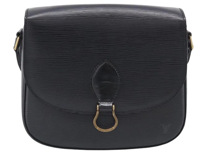 Saint-Cloud LOUIS VUITTON Epi Saint Cloud GM Shoulder Bag Black Noir M52192 LV - vista 2