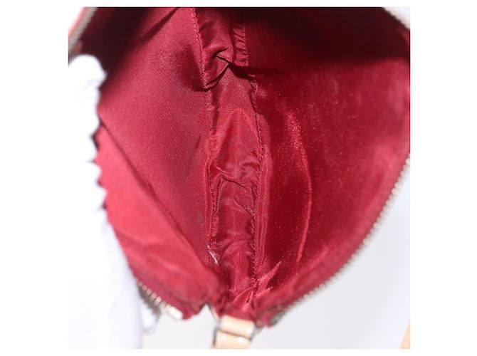 Christian Dior Trotter Canvas Saddle Accessory Pouch PVC Red Silver - view 19