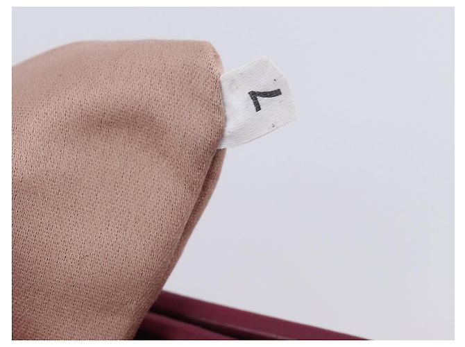 Miu Miu Madras Shoulder Bag Leather Pink Gold - vista 31