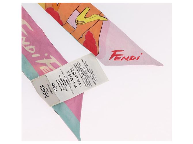 FENDI Schal Seide Multicolor - Ansicht 3