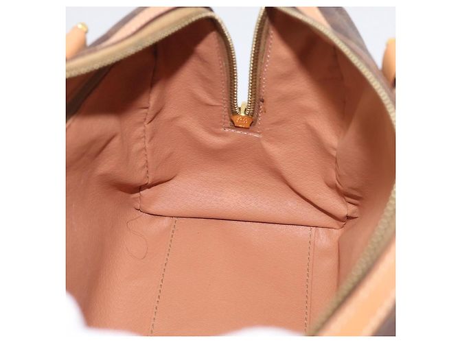 Céline CELINE Macadam Canvas Boston Bag PVC Leather 2way Brown Gold - vista 21