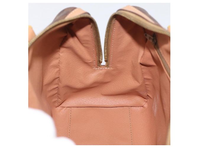 Céline CELINE Macadam Canvas Boston Bag PVC Leather 2way Brown Gold - vista 22