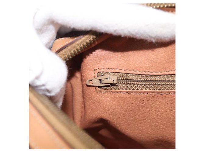 Céline CELINE Macadam Canvas Boston Bag PVC Leather 2way Brown Gold - vista 23