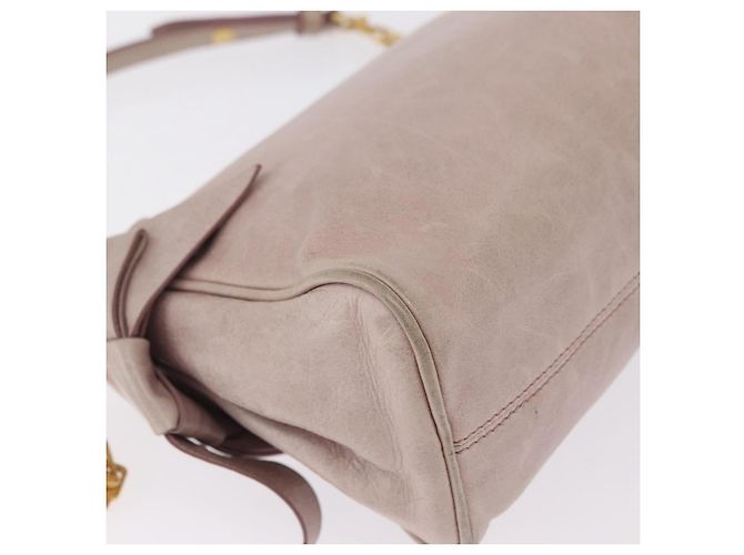 Miu Miu Shoulder Bag Vitellolux Pink Gold - vista 14