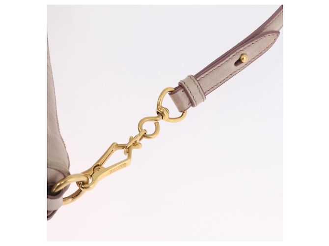 Miu Miu Shoulder Bag Vitellolux Pink Gold - vista 9