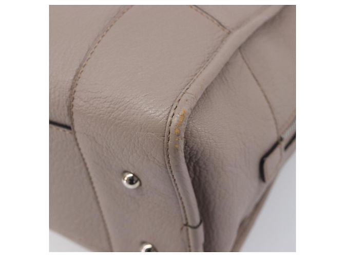 LOEWE Amazona 36 Hand Bag Leather Purple Gray - vista 10