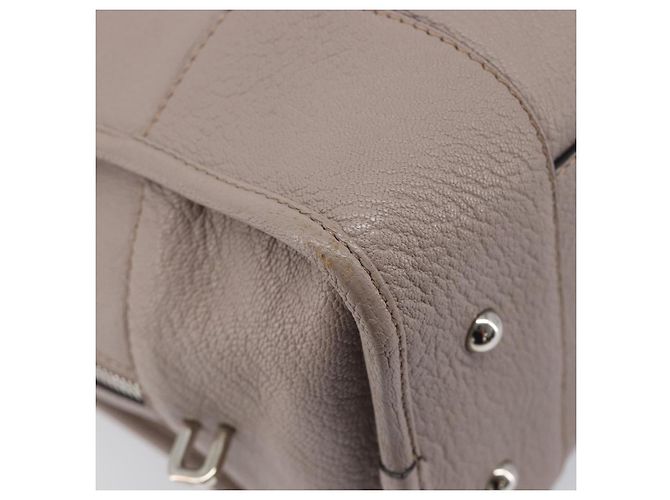 LOEWE Amazona 36 Hand Bag Leather Purple Gray - vista 11