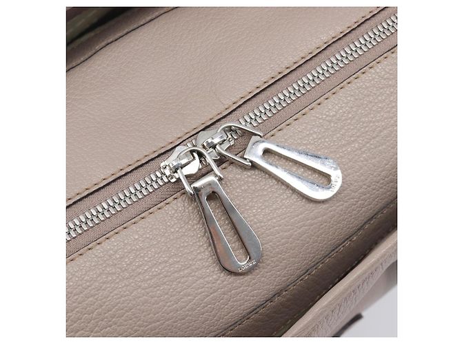 LOEWE Amazona 36 Hand Bag Leather Purple Gray - vista 16