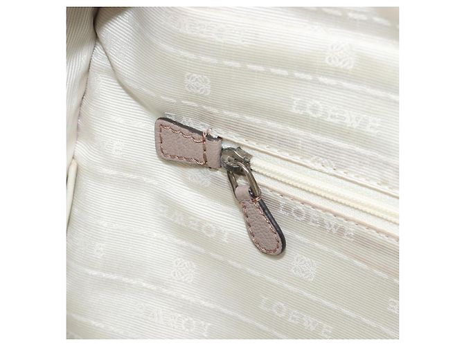 LOEWE Amazona 36 Hand Bag Leather Purple Gray - vista 22