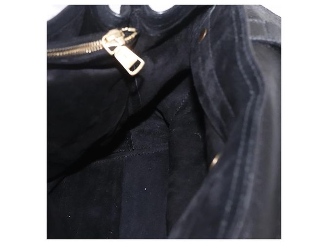 Autre Marque Saint Laurent Muse Two Hand Bag Leather Black Gold - vista 22