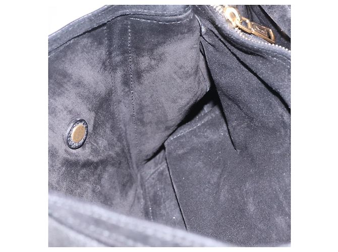 Autre Marque Saint Laurent Muse Two Hand Bag Leather Black Gold - vista 24