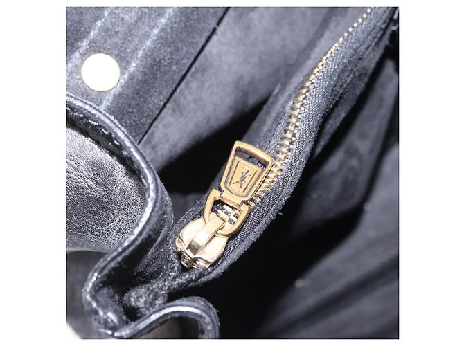 Autre Marque Saint Laurent Muse Two Hand Bag Leather Black Gold - vista 26