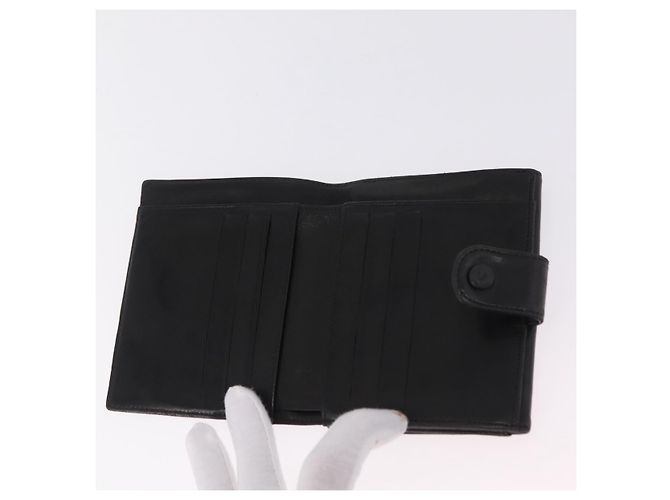 CHANEL COCO Mark Cartera Cuero Negro Oro CC - vista 13