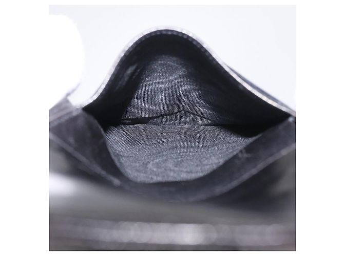 CHANEL COCO Mark Cartera Cuero Negro Oro CC - vista 16