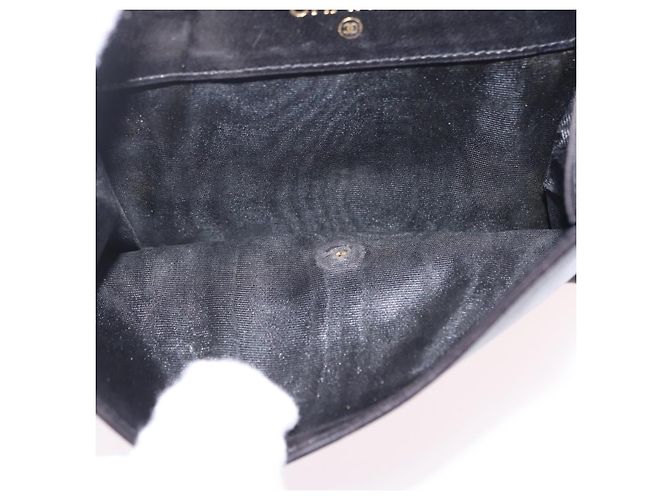 CHANEL COCO Mark Cartera Cuero Negro Oro CC - vista 19