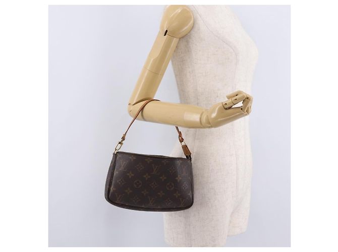 LOUIS VUITTON Monogram Mini Pochette Accessoires Pouch N41667 LV - vista 23