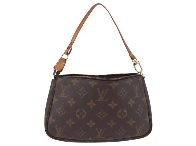 LOUIS VUITTON Monogram Mini Pochette Accessoires Pouch N41667 LV - vista 3