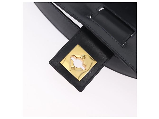 Céline CELINE Schultertasche aus Leder Navy Gold - Ansicht 17