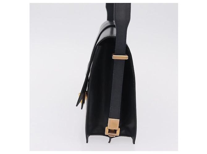 Céline CELINE Schultertasche aus Leder Navy Gold - Ansicht 4