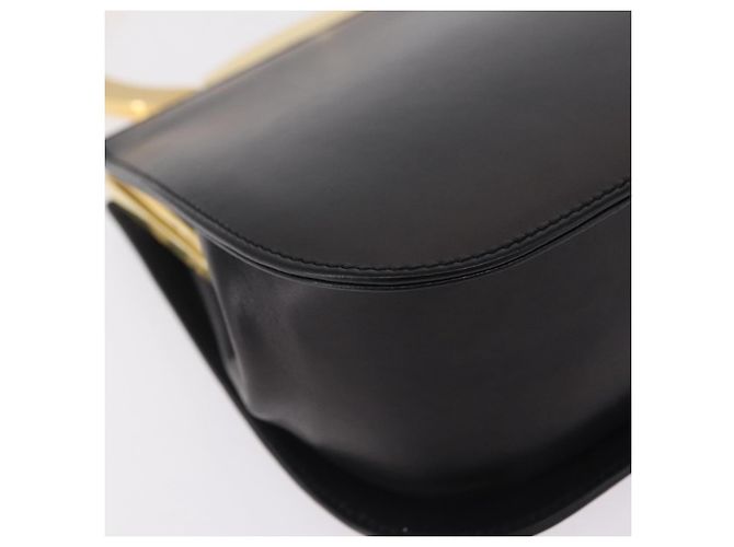 Salvatore Ferragamo Hand Bag Leather Black Gold - vista 12