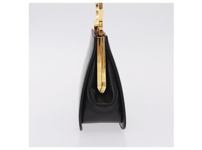 Salvatore Ferragamo Hand Bag Leather Black Gold - vista 4