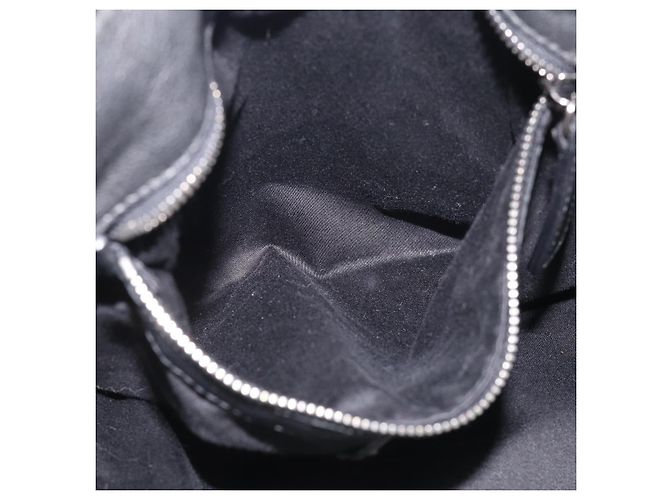 Miu Miu Tote Bag Leather Black Silver - vista 21