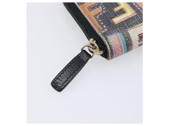 FENDI Zucca Canvas Long Wallet Multicolor Gold - view 12