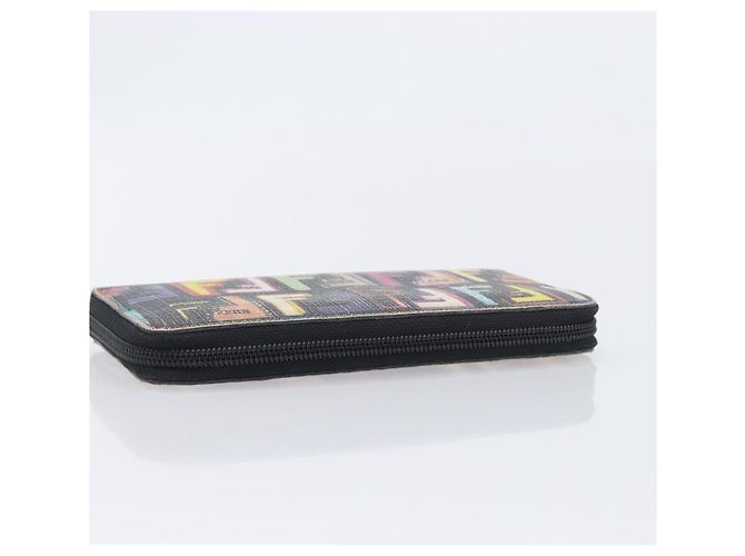 FENDI Zucca Canvas Long Wallet Multicolor Gold - view 6