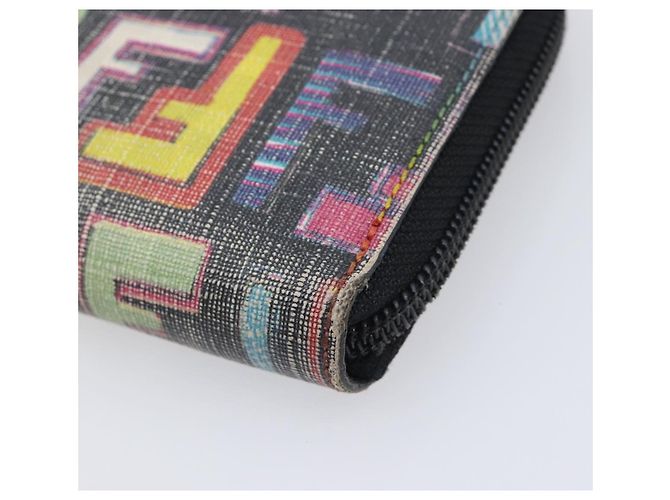 FENDI Zucca Canvas Long Wallet Multicolor Gold - view 8