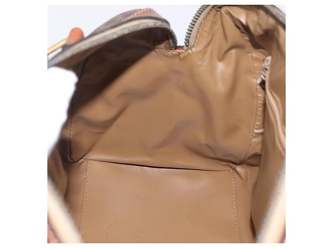 Céline CELINE Macadam Boston Bag PVC Braun Goldfarben - Ansicht 19