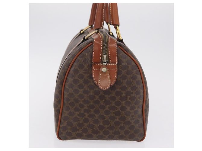 Céline CELINE Macadam Boston Bag PVC Braun Goldfarben - Ansicht 5