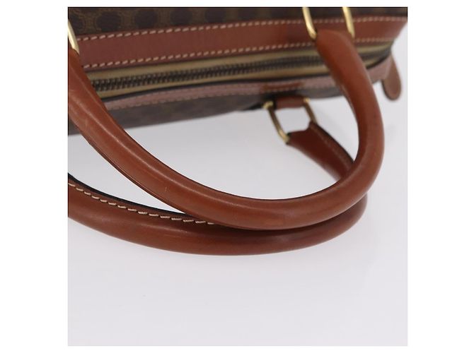 Céline CELINE Macadam Boston Bag PVC Braun Goldfarben - Ansicht 7