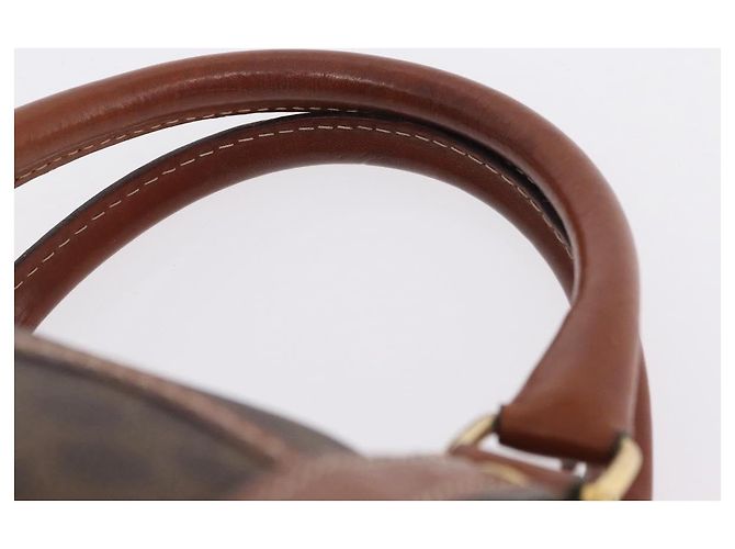 Céline CELINE Macadam Boston Bag PVC Braun Goldfarben - Ansicht 8
