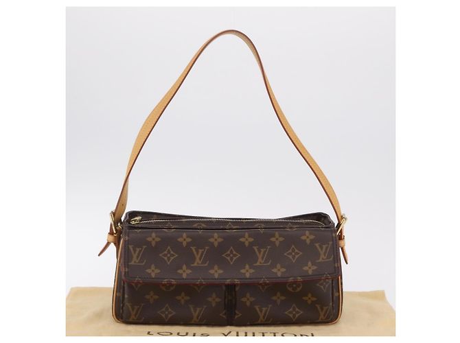 Cité LOUIS VUITTON Monogram Viva Cite MM Shoulder Bag M51164 LV - vista 26