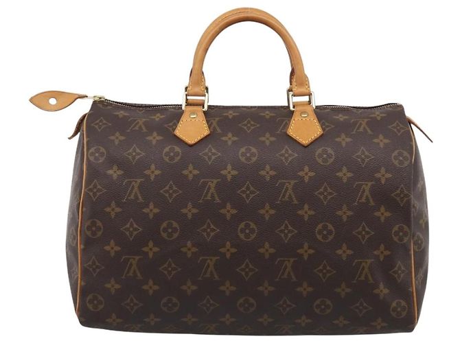 LOUIS VUITTON Monogram Speedy 35 Hand Bag M41524 LV - vista 3