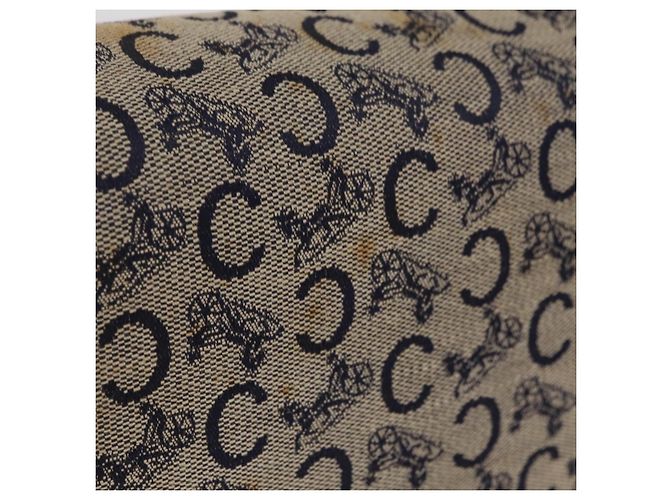 Céline CELINE C Macadam Canvas Shoulder Bag Navy Gold - vista 3