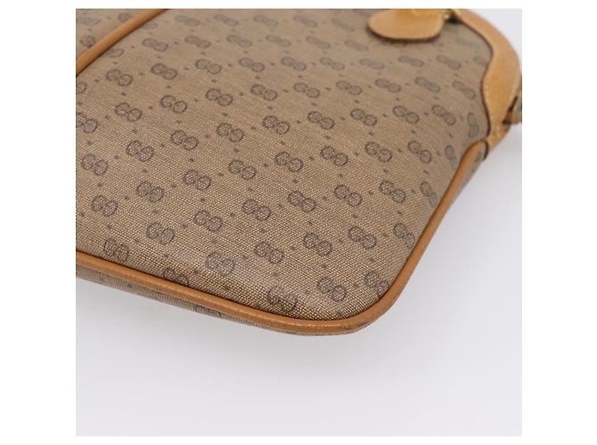 GUCCI Micro GG Web Sherry Line Shoulder Bag PVC Brown 904 02 047 - vista 13