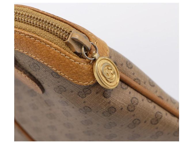 GUCCI Micro GG Web Sherry Line Shoulder Bag PVC Brown 904 02 047 - vista 15