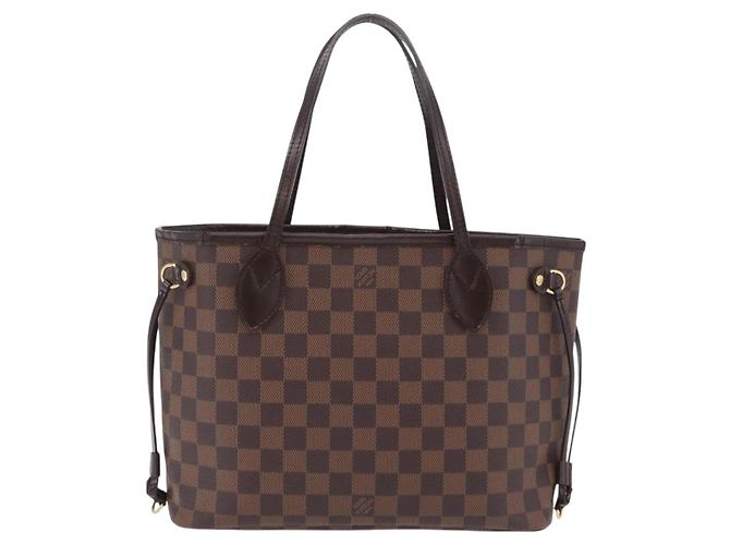 LOUIS VUITTON Damier Ebene Neverfull PM Tote Bag N51109 LV - vista 3